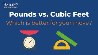 The Cost of Moves: Is Weight or Cubic Feet a Better Option?
