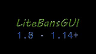 LiteBansGUI - guicommands.yml update - Tutorial/Overview