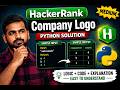 HackerRank Company Logo Python Solution | Manual + Counter Approach Explained