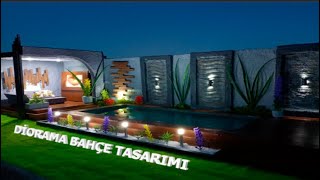 Harika Bahçe Düzenlemesi || Diorama || minyatür bahçe nasıl yapılır || peyzaj