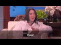 BILLIE EILISH AND ELLEN DEGENERES