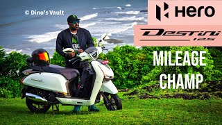 Hero Destini 125 XTEC Walkaround Review | MILEAGE CHAMP 59 KMPL