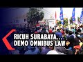 Demo Omnibus Law Ricuh di Grahadi Surabaya, Sejumlah Massa Diamankan Polisi