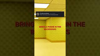 ☁️ - BACKROOMS - ☁️ What if you BRING A PHONE in THE BACKROOMS #shorts #backrooms #creepypasta