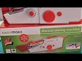 review easy Maxx manual sewing machine in 🇬🇧 language🇩🇪Sprache#review#sewing #basteln#nähmaschine