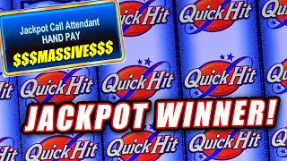 MASSIVE JACKPOT WINS ON QUICK HIT PROGRESSIVE SLOT MACHINE ★ ➜ HIGH LIMIT SLOT ACTION!