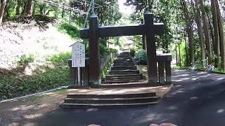 【08-17 牛伏寺 (ごふくじ) 黒門】松本市の内田地区　自転車で散策（1.5倍速）