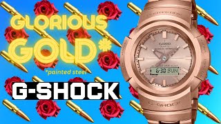 The FULL METAL Casio G Shock AWM-500-GD is a blingy beast watch - can I pull it off?