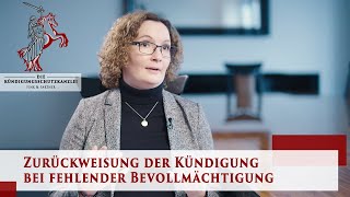 Zurückweisung der Kündigung  | Arbeitsrecht für Arbeitnehmer | Die Kündigungsschutzkanzlei