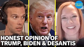 Jen Psaki Talks Honestly About Donald Trump, Joe Biden and Ron DeSantis