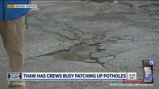 Pothole season opens up