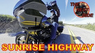 The Sunrise Highway.  2024 Harley Davidson Road Glide.  079