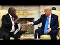 Trump hosts South Africa's president in Oval Office, pushes false claims of white genocide