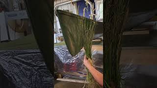 What do you use to spray your camo? #camo #diycamo #canoe #canoeing