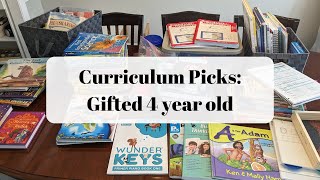 Homeschool Curriculum Picks for a Gifted 4 Year Old