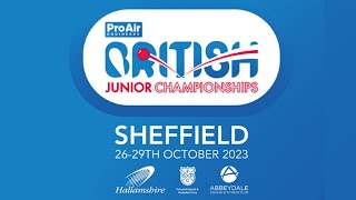 2023 ProAir British Junior Championships - Day 4 (Finals Day)