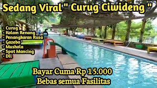 Sedang Viral || Tempat Wisata Ramah Di Kantong || Curug Ciwideng Subang