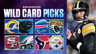 NFL Wild Card BETTING PREVIEW: Picks for EVERY GAME [Texans at Steelers] ✅