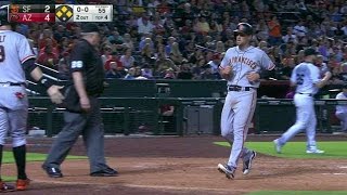 SF@ARI: Green sends a two-run single to center