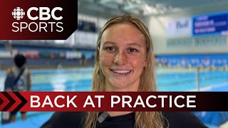 Summer McIntosh excited to race in front of energetic fans at Olympic swim trials | CBC Sports