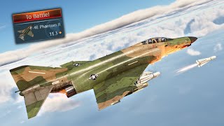 💀Air Strikes: F-4E Phantom II Close Air Support in Ground Battle (War Thunder)