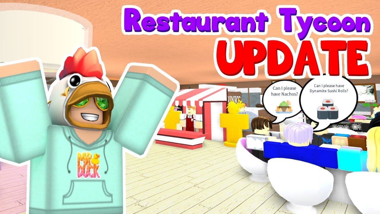 Roblox┆Restaurant Tycoon┆UPDATE - YouTube