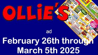 OLLiE'S ad February 26th through March 5th 2025