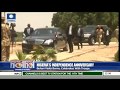 Nigeria@57: Buhari Visits Troops In Borno