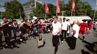 Audi Cup 2015 - Arrival Real Madrid at the Team Hotel in Munich!