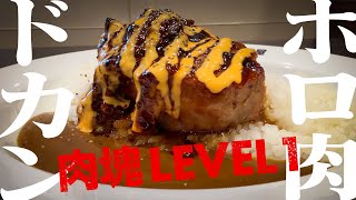 【ココイチ】ホロ肉ドカンとBBQカレー LEVEL1