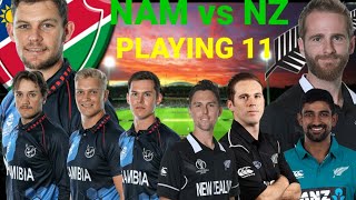 Namibia vs Newzeland confirmed playing 11 icc mens t20 World Cup 2021