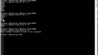 Java Lesson 20 - switch Statement Part 02 Example Programs 01