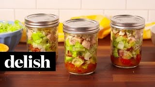 Cobb Salad In A Jar | Delish