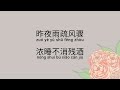 知否知否 歌词 lyrics — 郁可唯 胡夏