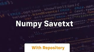numpy savetxt