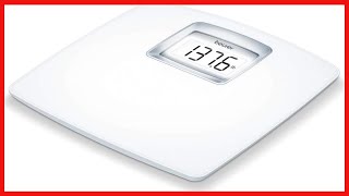 Beurer PS25 Digital Bathroom Scale for Body Weight – 400lb Weight Capacity, Auto-Calibrate