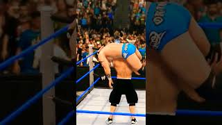 WWE 2K22 John Cena Give AA To Randy Orton Through the Table #shorts #johncena #trending #viral