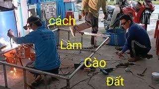 Cách làm cào đất cân bằng vừa chạy