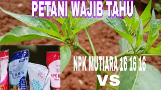 pupuk NPK mutiara vs NPK Pak Tani