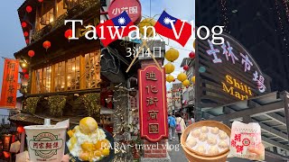 【vlog】親子で台湾旅行🇹🇼/王道コース巡り🍜/士林夜市/迪化街/西門町/龍山寺/永康街/十分/九份