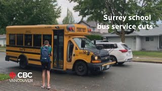 Surrey School District says it's facing funding shortfall, cutting some transportation