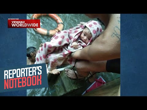 Sanggol, nailigtas sa kasagsagan ng pananalasa ng Bagyong Carina! | Reporter#39s Notebook