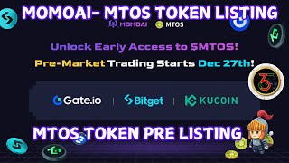 MOMOAI UPDATE- MTOS TOKEN PRE LISTING | লেটেস্ট আপডেট - MTOS টোকেন প্রি লিস্টিং