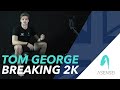 Tom George talks how to break the 2k rowing record at home