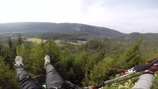 Paragliding tree crash Nova Mentor 3