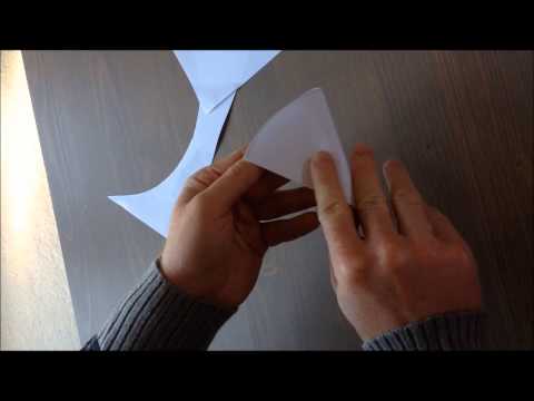 How to make a snowflake from a circle. How to make a snowflake from a circle.