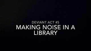 Deviant acts in public