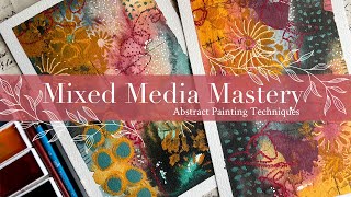 Mixed Media Mastery: Abstract Painting Techniques