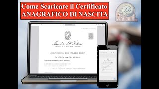 Come Scaricare il Certificato anagrafico di Nascita