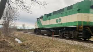 GO Transit on the Guelph Sub- the evening GO heads to London.